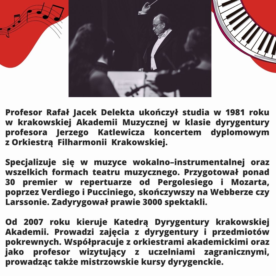 Visita del director de orquesta Rafał Delekta